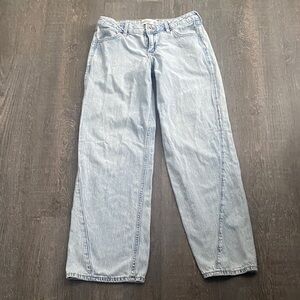 Abercrombie Kids Light Blue Baggy Jeans. Size 11/12 Regular